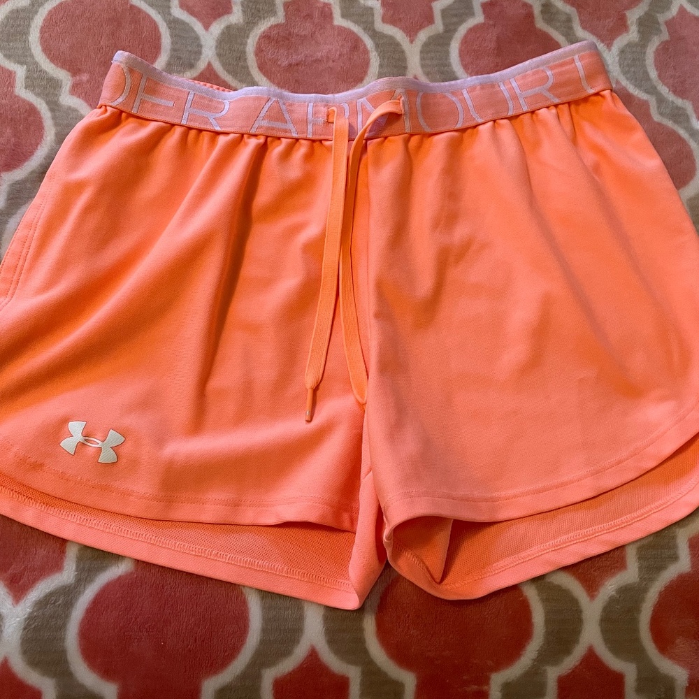 Orange Underarmour Shorts